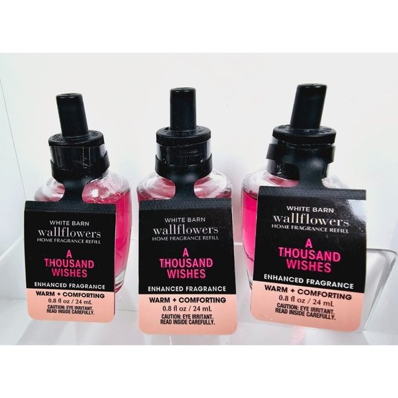 Bath & Body Works Other - 3 A THOUSAND WISHES Bath & Body Works Wallflower Plug In Refill Bulbs New